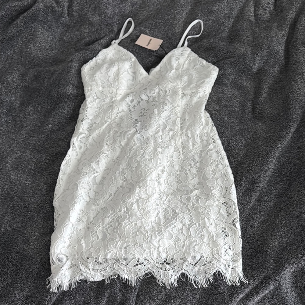 NWT Superdown White Lace Dress